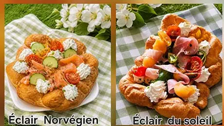 Éclairs salés